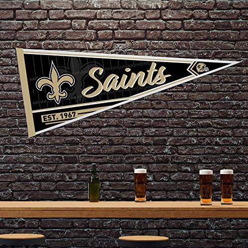 Image of Rico Industries NFL Football Classic 12 inch x 30 inch Felt Wall Decor Pennant - Great for Home /Bed Room /Man Cave Decor