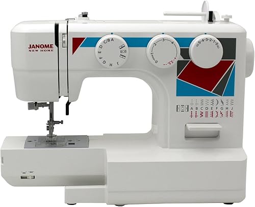 Miniatura 2 de Janome MOD-19 - Máquina de coser fácil de usar con 19 puntadas, enhebrador automático de aguja y 5 piezas de alimentación