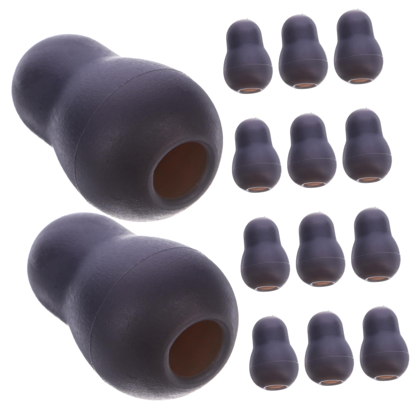 Cabilock 5 Series Para Los Estetoscopio Puntas De Auriculares Iii Punta De Oído De Repuesto Consejos De Reemplazo De Auriculares De Polivinilo Gris 10 Pares*5