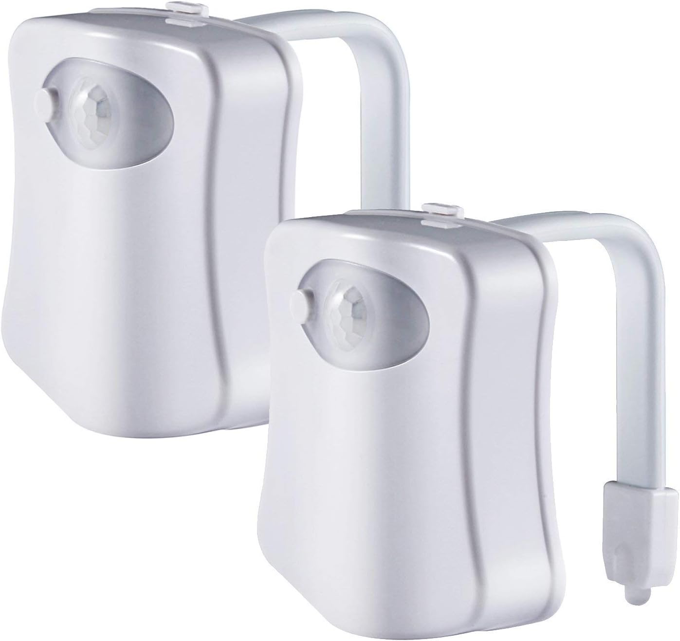 ADMOZ Multi-Color Motion Sensor LED Toilet Night Light – Light Detection Sensor– Cool New Fun Gadget for Him, Her, Men, Women or Birthday Kid – Funny Unique Gift Idea (2PCS)