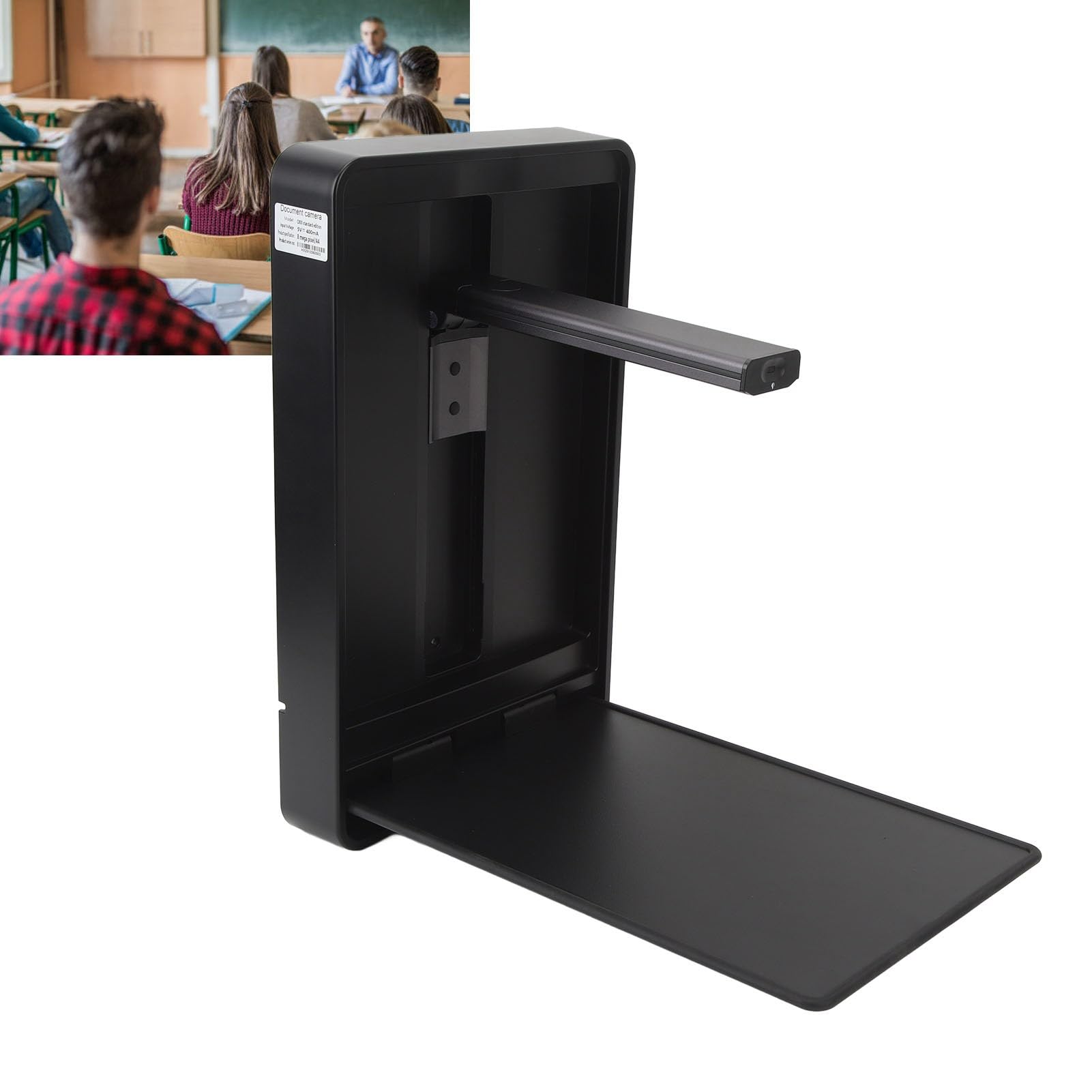 CHICIRIS A4 -Document Cameramamera Scanner da 8 MP 8 MP Camera di Documento USB per Porta di Plastica Bianca in Porta Magnete Classe