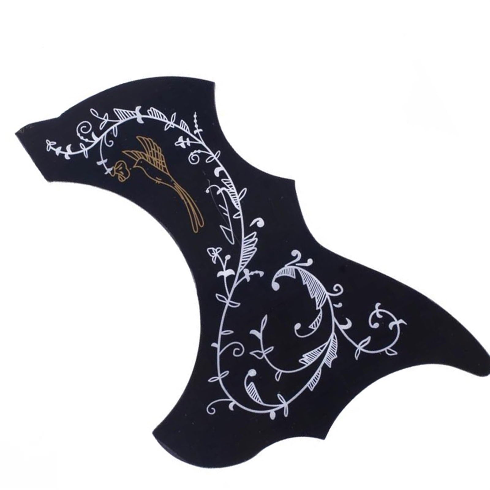 drewniana gitara Pickguard do gitary 10-pak maskownic do gitary akustycznej czarny wzór winorośli pasuje do maskownic 36 "37" 38 "39" gitarowych małych rozmiarów