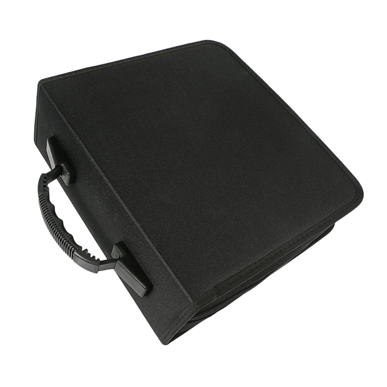 Custodia Porta CD e Dvd da 320 Dischi in Pu e Tessuto Chiusura a Cerniera, Formato Portatile per Utilizzo Quotidiano e Trasporto Sicuro