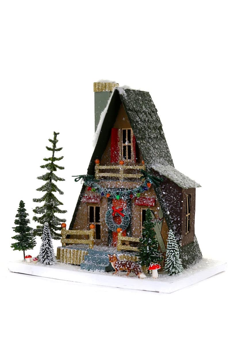 Cabine en A Cody Foster HOU-343 : décoration de Noël originale qui change du plastique