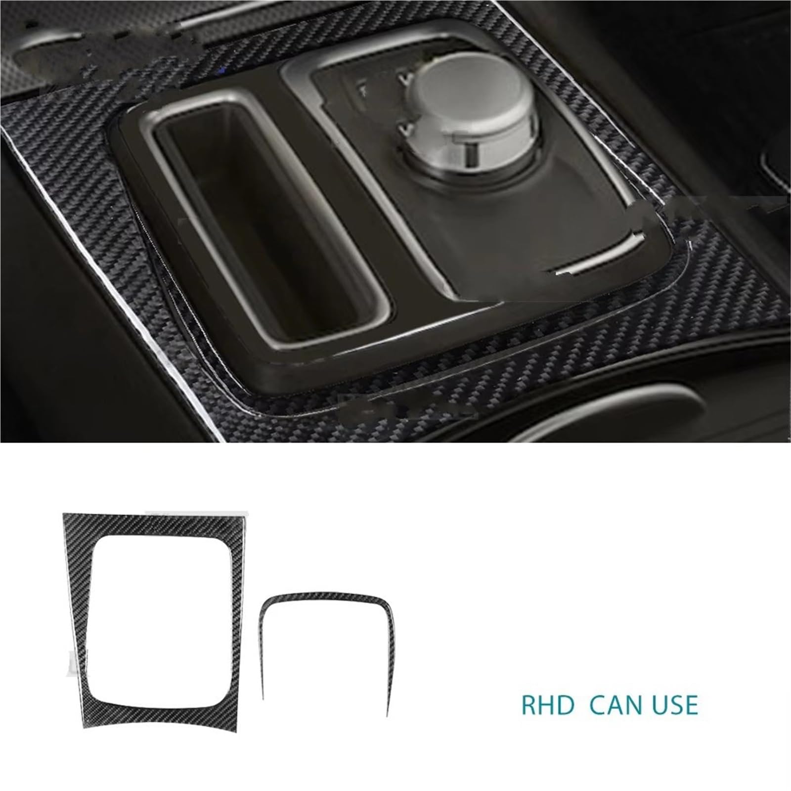 Rivestimento Centrale Compatibile Con Chrysler 300 300C 2015 2016 2017 2018 2019 2020 2021 2022 2023 LHD RHD Copertura Decorativa Dell'adesivo Pannello Centrale Del Cambio