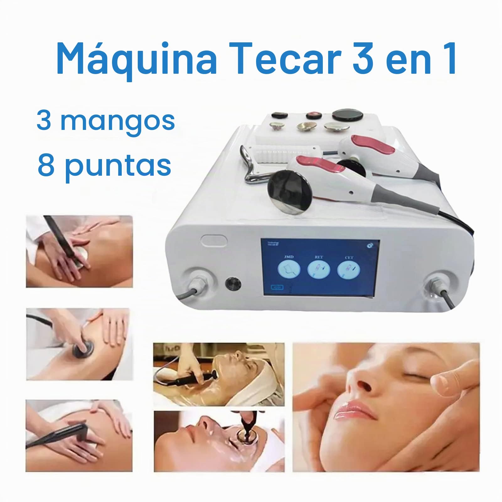 448KHz Fisioterapia Diatermia Máquina para el Control del Dolor Masaje Corporal Celulitis Máquina para Adelgazar