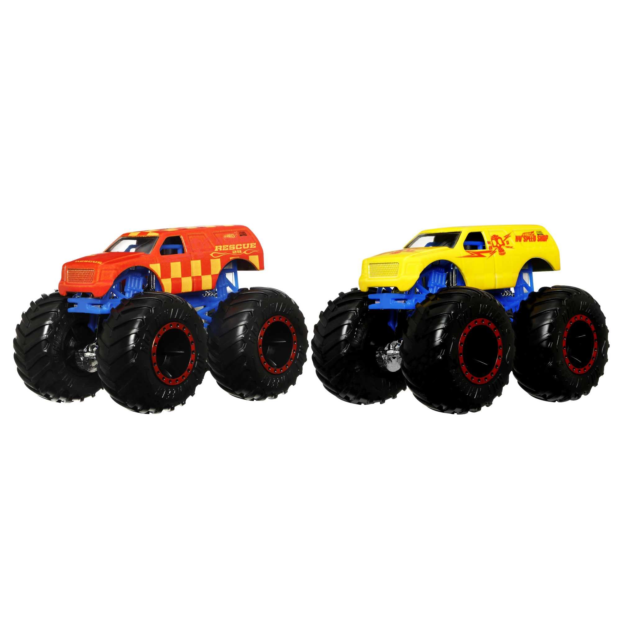 Hotwheels MONSTER TRUCKS 6種3PACK Hot Wheels Monster Trucks Animal Smashers 164 Diecast Car 3