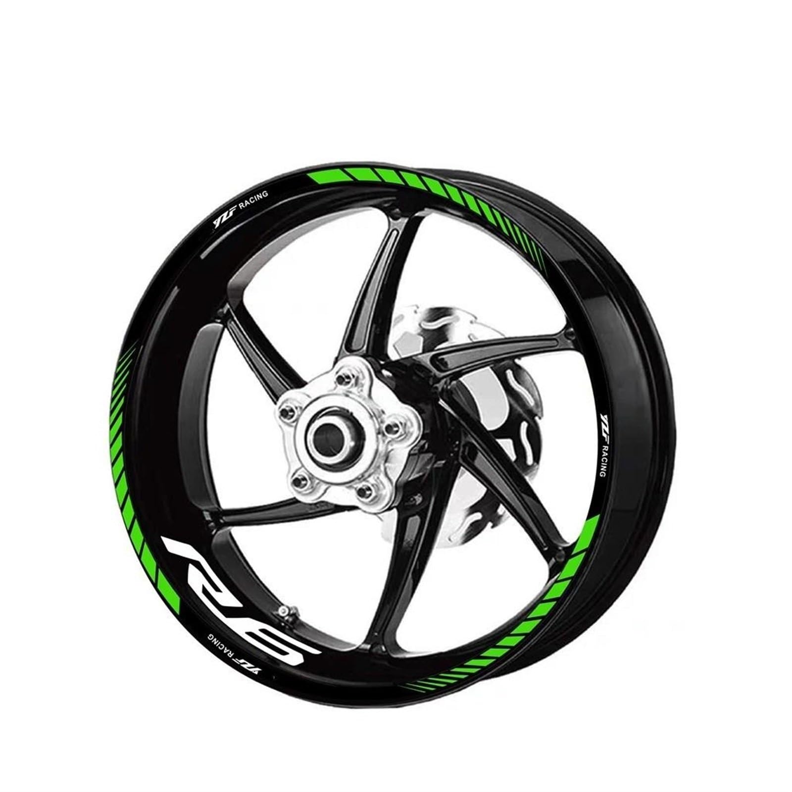 Stickers Motorcycle Stickers Reflective Wheel Rim for YZF R6(Style 8)