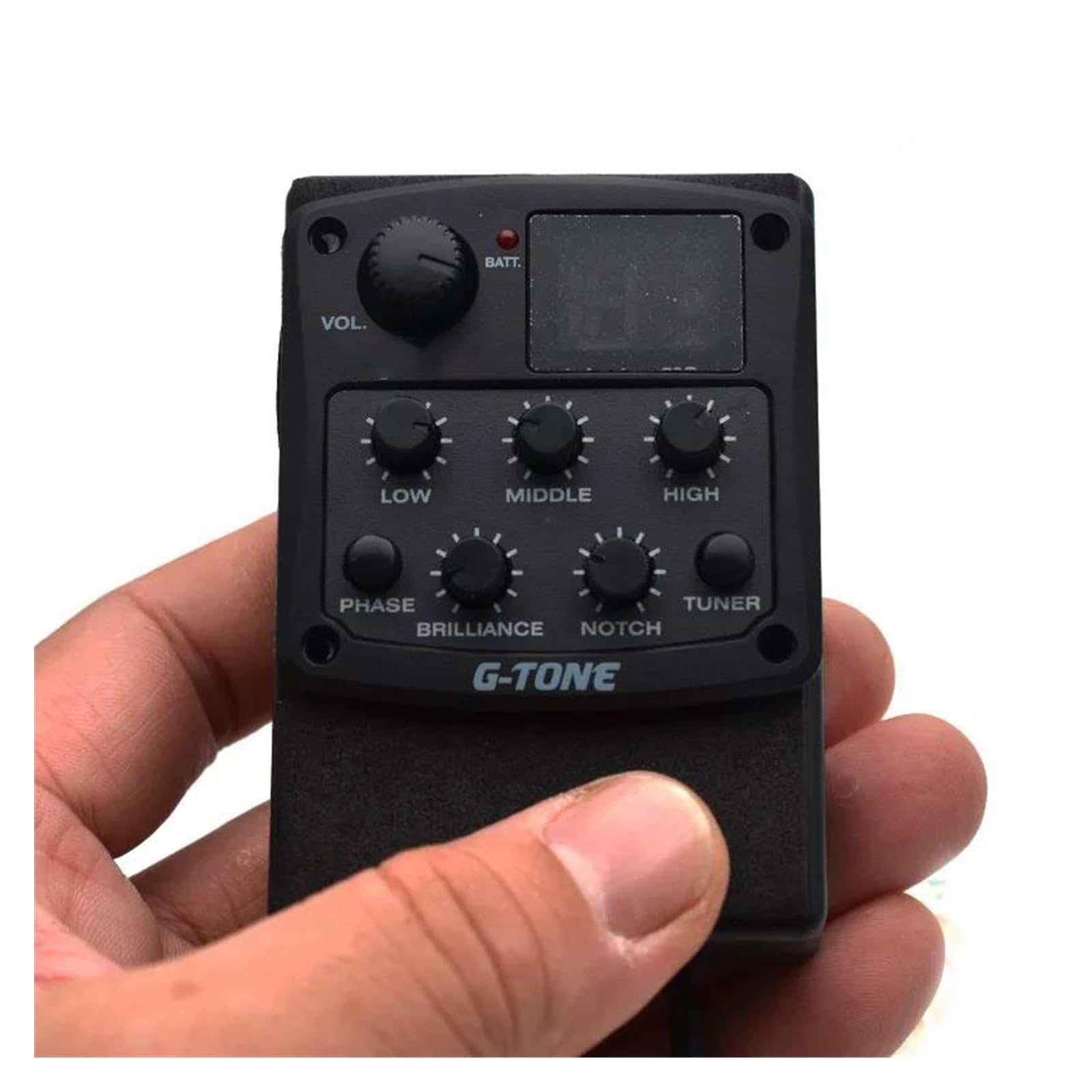 Przedwzmacniacz Do Gitary Akustycznej Serii G-Tone, 3-pasmowy Korektor EQ, Tuner LED, Czarny(2)