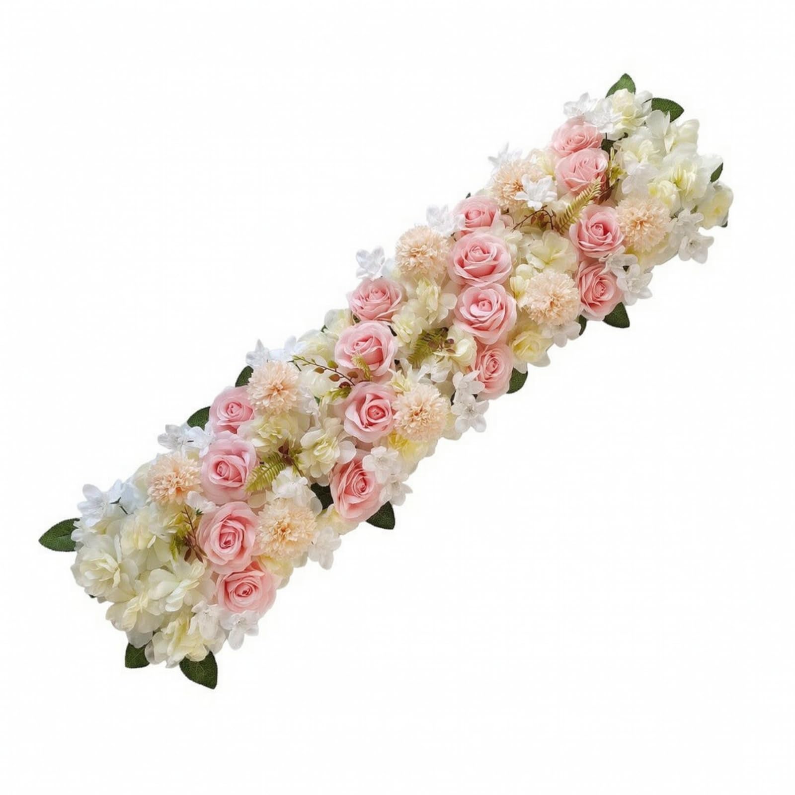 Dicht bestückt Seidenblumen, Champagnerpink