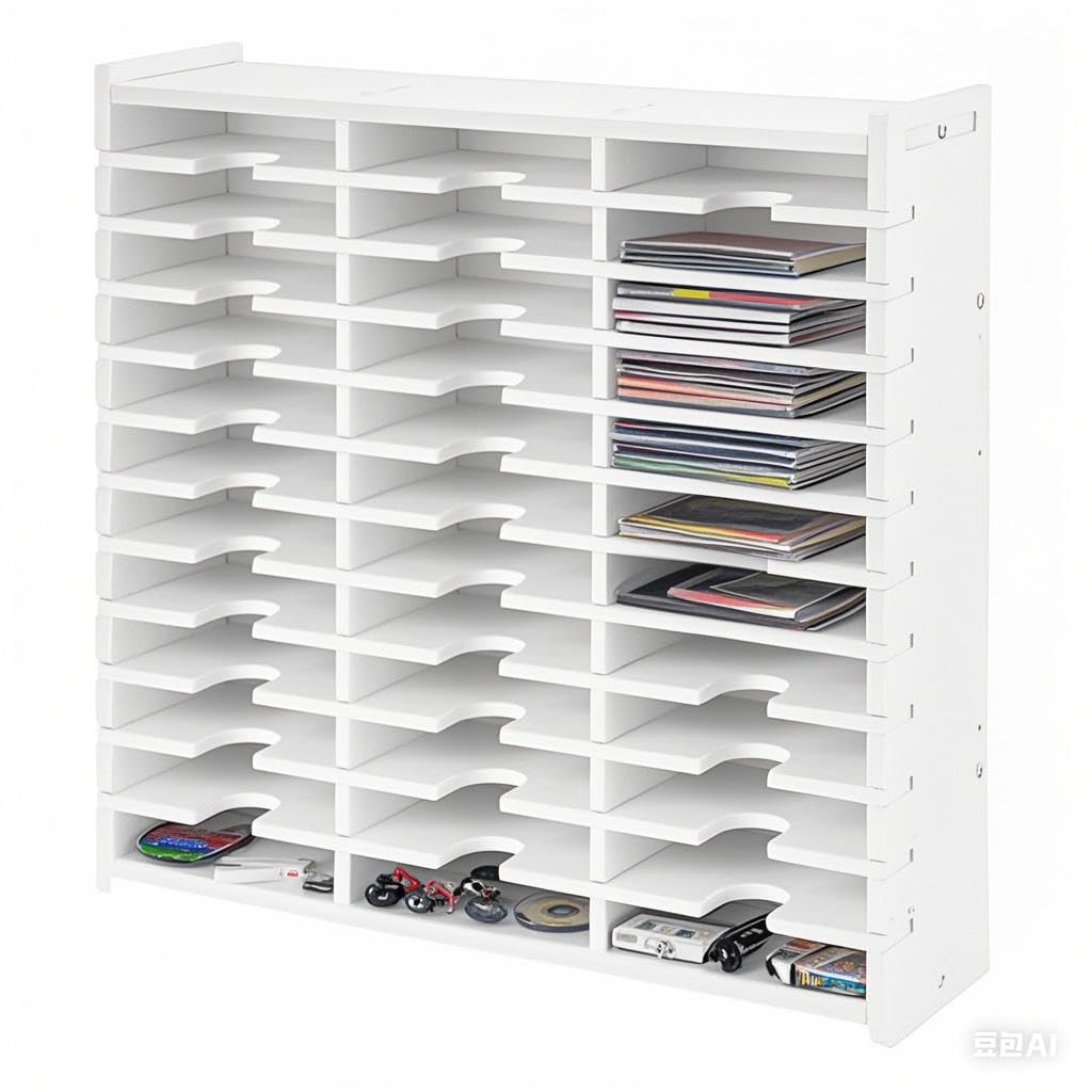 Cabilock 36 slots Ink Pad Vassoio Organizer Rack, supporto per tamponi di timbri, garage per cellulare, scuola, multi-barca, vassoio per pittura a diamante per Craft Stamp Pad Supplies Storage
