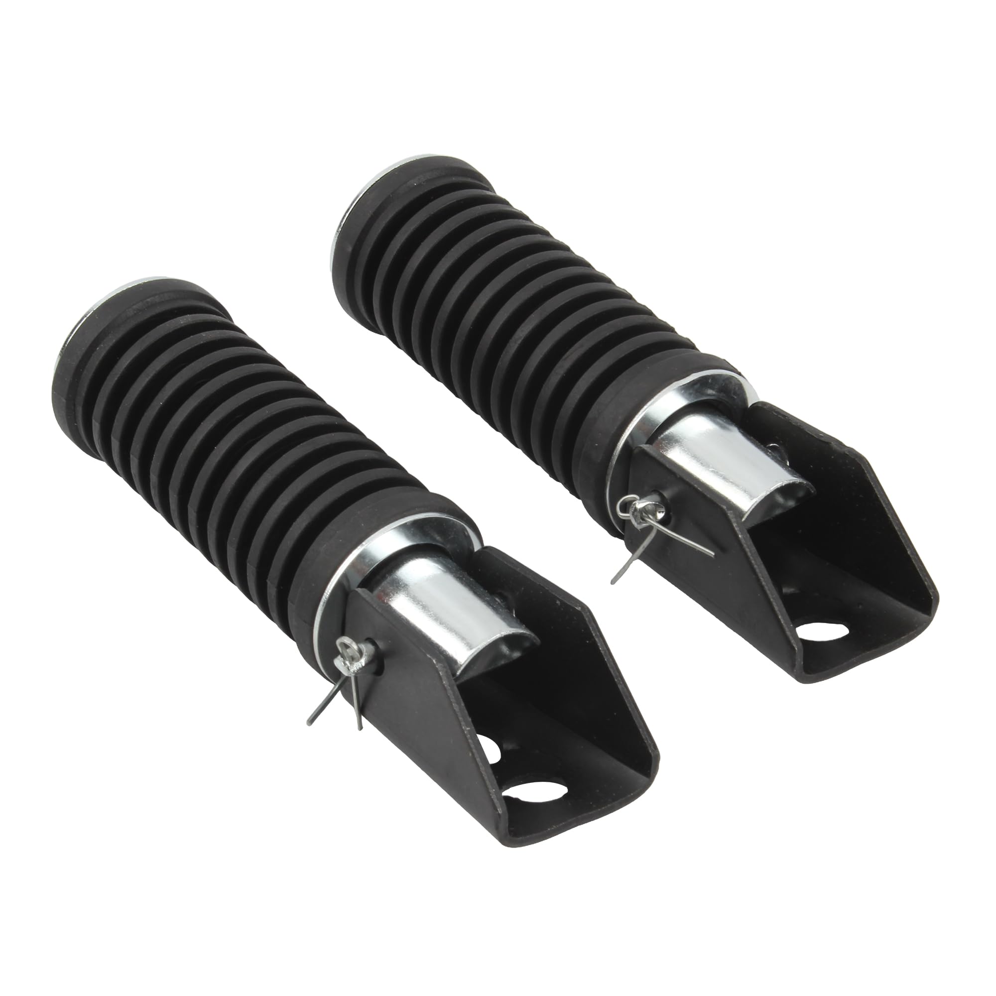 Abrazadera de montaje de estriberas para motocicle 1 par de estriberas traseras universales for motocross juego de soporte de reposapiés ajustable de ángulo(GS)