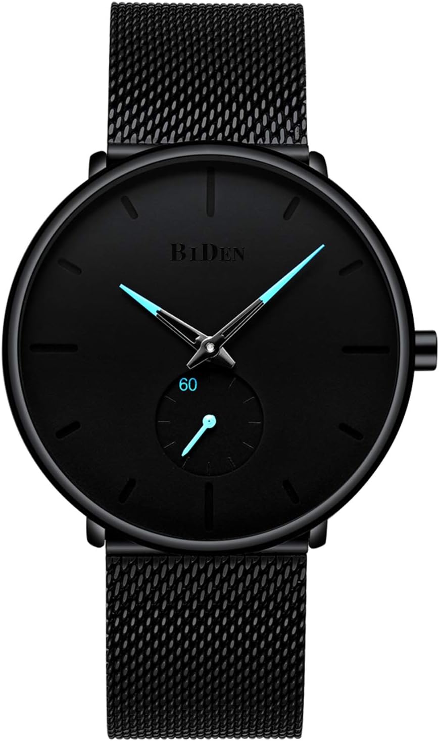 Mens Watches Minimalist Ultra Thin Waterproof Fashion Dressy Wrist Watch for Men Business Casual Luxury Quartz Analog Watch