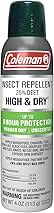 Coleman Insect Repellent Spray - 25% DEET Dry Formula Insect Repellent Spray Protects Against Ticks, Mosquitoes, chiggers, gnats, Fleas and Flies, Ideal for Camping, Outdoor Activities, 4oz