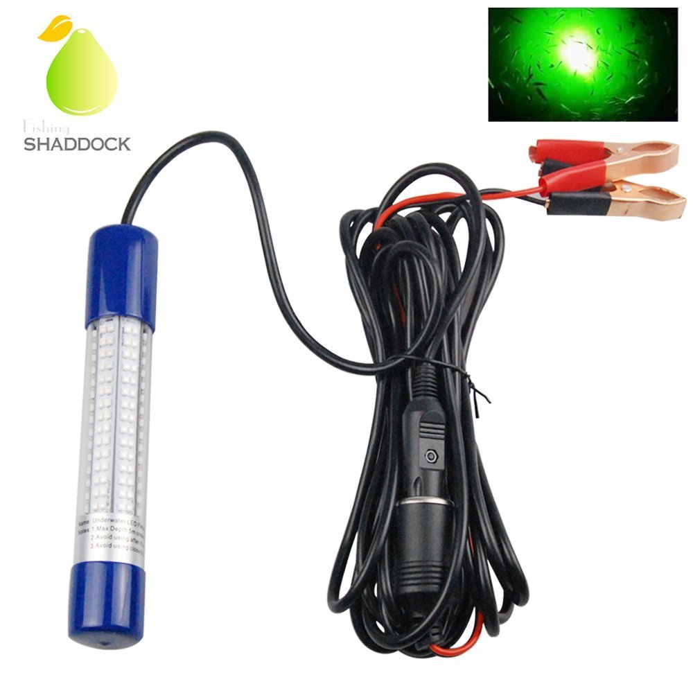 Deep Drop Fishing Light LED Underwater Fishing Light - 12V 15W Submersible  Bait Light With 5M Cable For Night Fishing Night Fishing Lure Light, image size:1000x1000