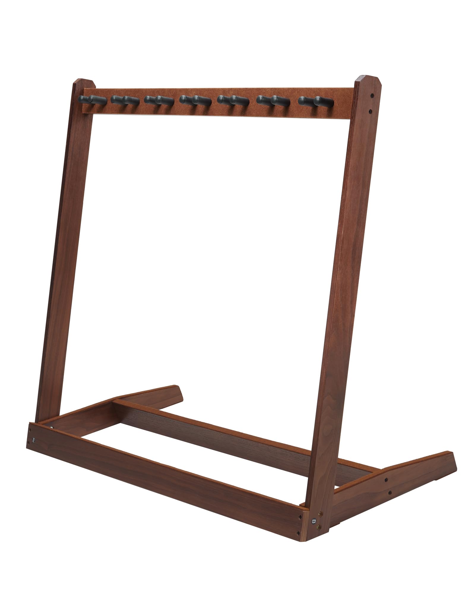 Supporto per chitarra multipla, supporto per chitarra multipla in legno duro (5 chitarre acustiche, 7 elettriche o bassi), 7 supporti per chitarra da uomo, supporto per chitarra da pavimento