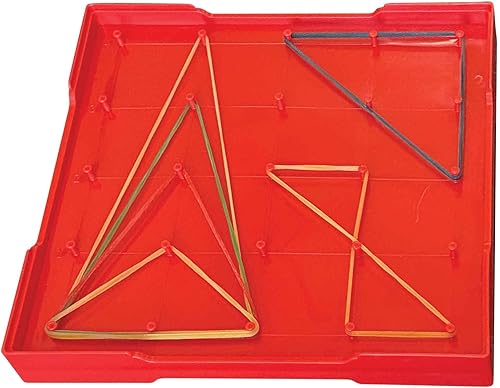 Miniatura 4 de Thames & Kosmos Kids First Math Juego de geoboard grande de doble cara para niños en edad preescolar de 3 a 5 años  Método visual intuitivo para