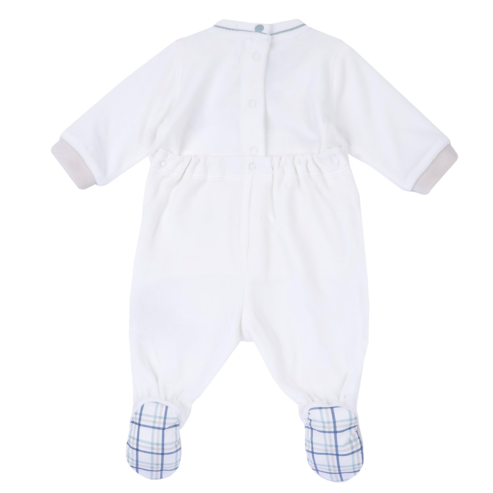 Chicco, Tutina Neonato, con Comoda Apertura sulla Schiena e a Patello con Bottoncini, in Calda e Morbida Ciniglia, Lavabile in Lavatrice, Abbigliamento Neonato 0-24 Mesi, Idea Regalo Nascita
