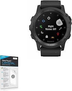 BoxWave Screen Protector Compatible with Garmin Tactix Charlie - ClearTouch Crystal (2-Pack), HD Film Skin - Shields from Scratches for Garmin Tactix Charlie