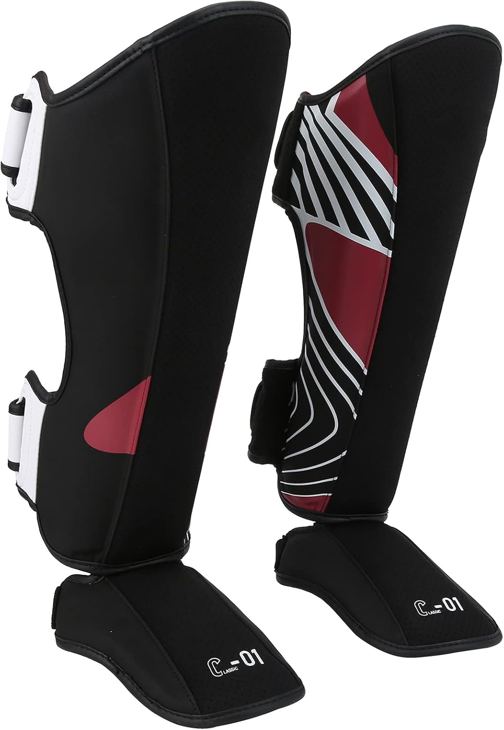 Shin Guards, Kickboxing Muay Thai Protection for Adults, with Thickened Design and Soft Inner Lining, Materials for Fighting Boxing Sports