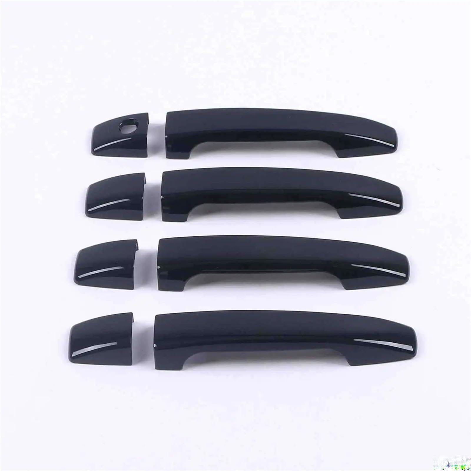 ZAPORA Black Car Door Handle Cover Sticker Overlay Styling Accessories for Subaru for Forester SH 2008-2012(Black)