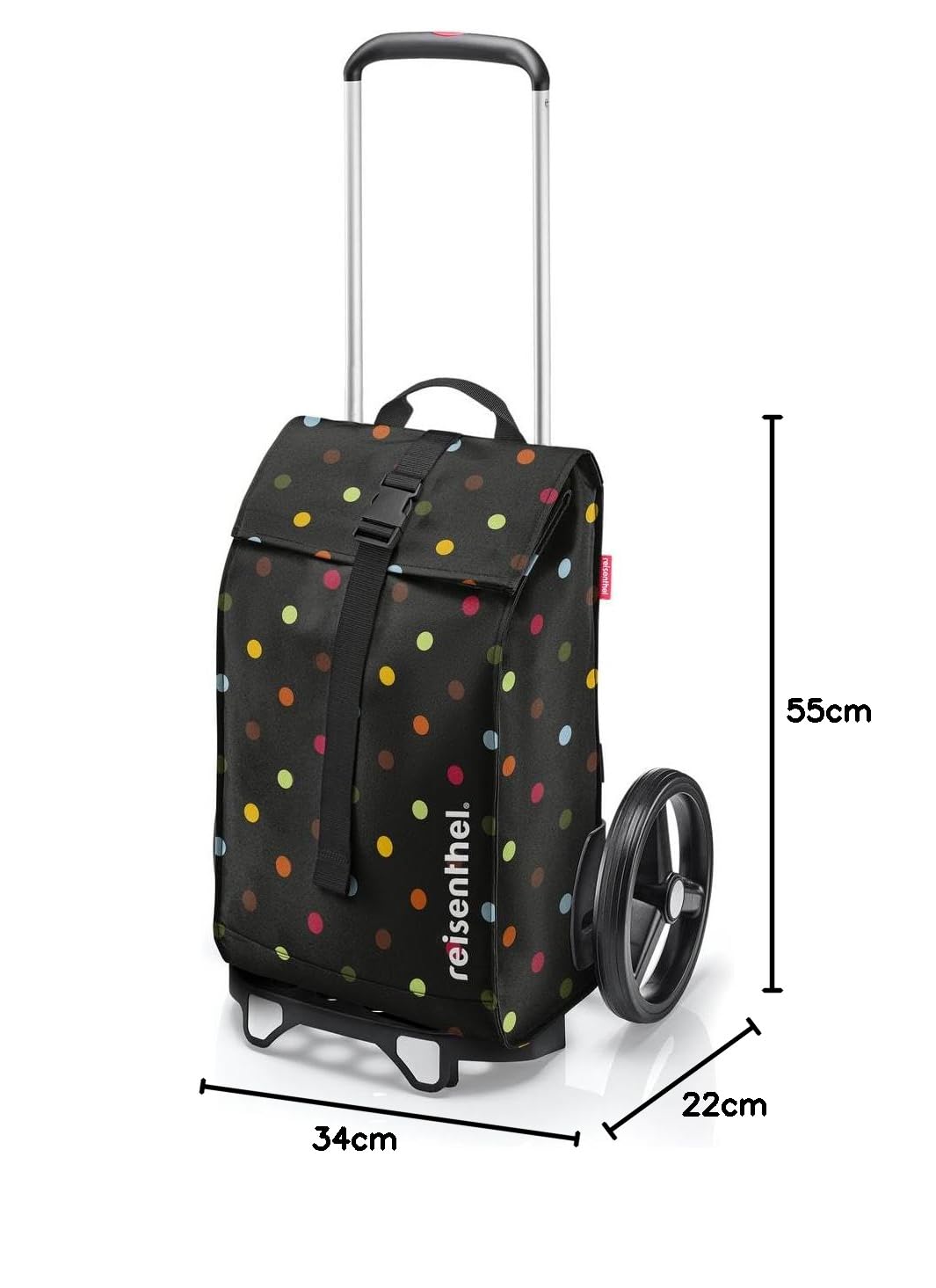 Reisenthel Citycruiser MJ Einkaufstrolley Einkaufsroller Einkaufswagen, Farbe:Dots