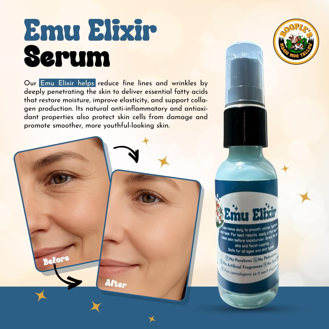 Amazon.com: Emu Elixir Serum for hydration, morning and evening