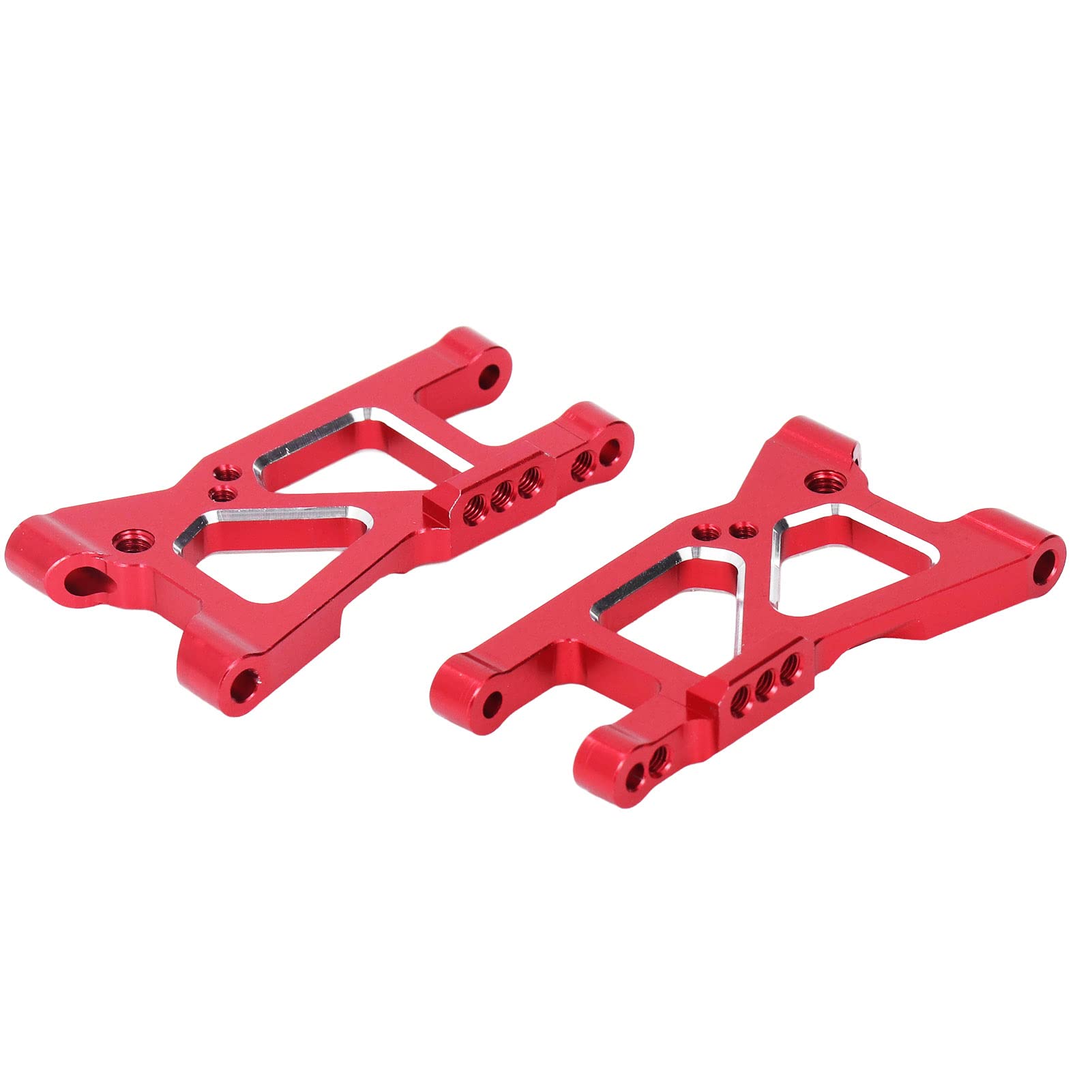 Zestaw do modernizacji samochodu RC Stop aluminium Wysokowydajne części obrabiane CNC do Traxxas 4 Tec C8 1/10 Płaski samochód sportowy Lekki Trwały Łatwa instalacja (Czerwony)