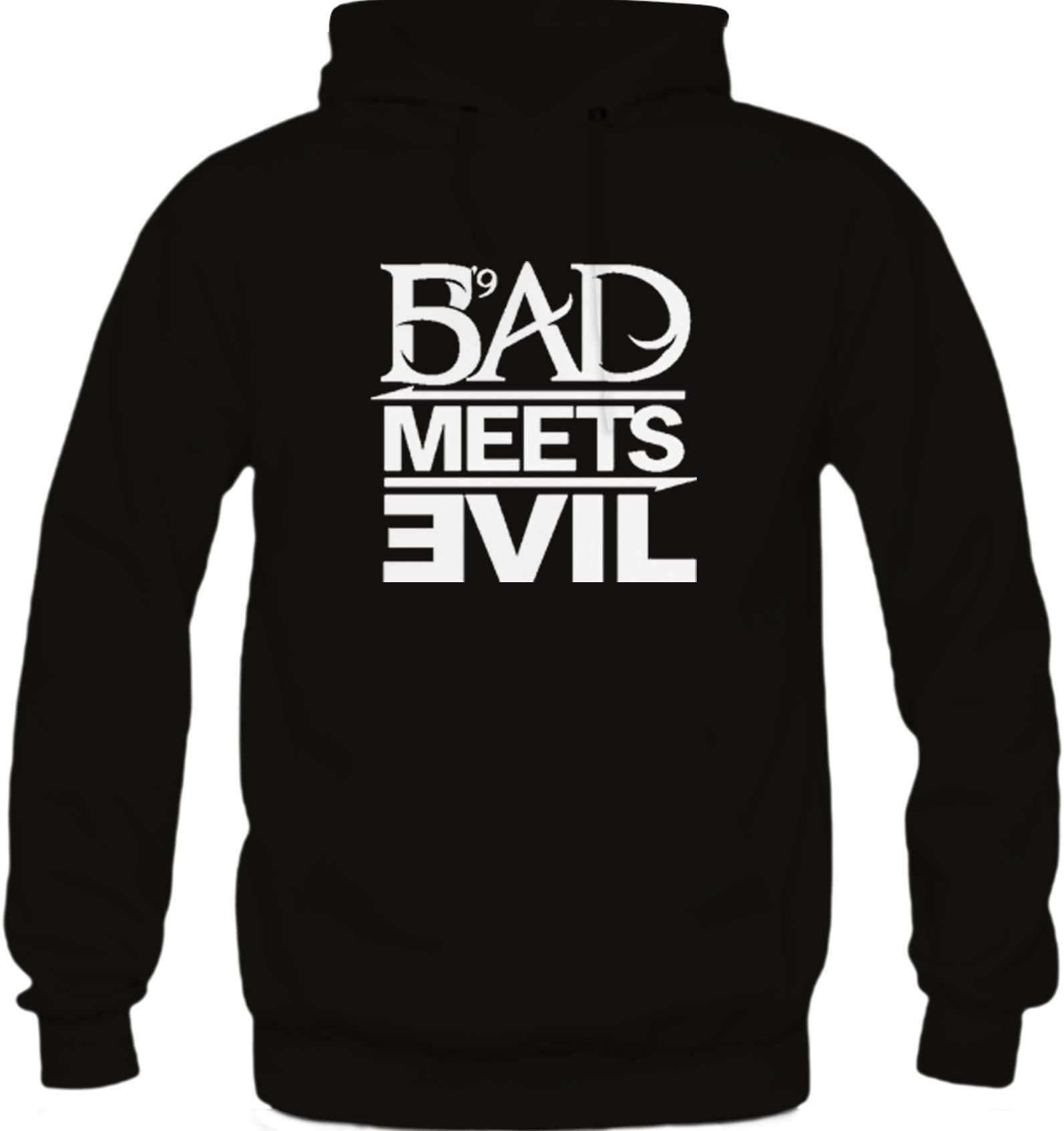 Eminem Bad Meets Evil Hoodie Medium Black Apparel