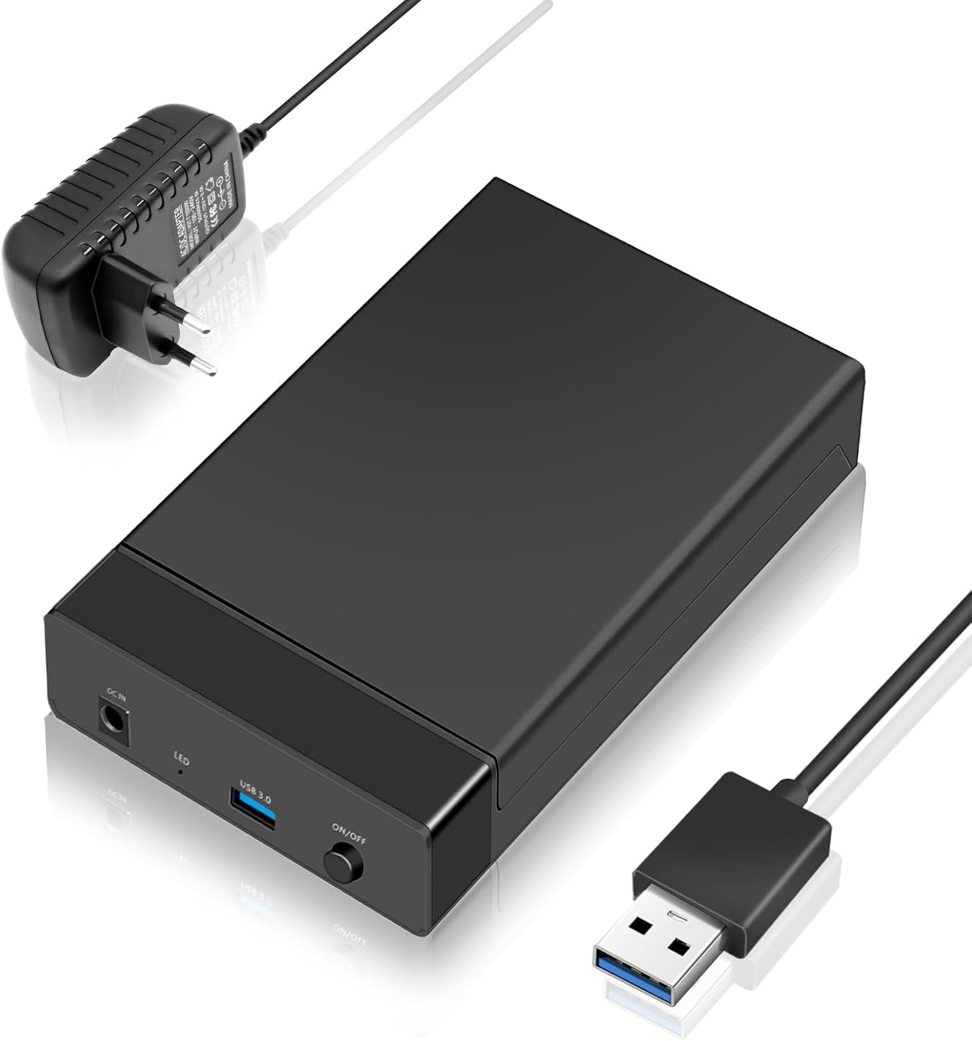 Boîtier Pour Disque Dur 3.5 Pouces - USB 3.0, Générique, Neuf