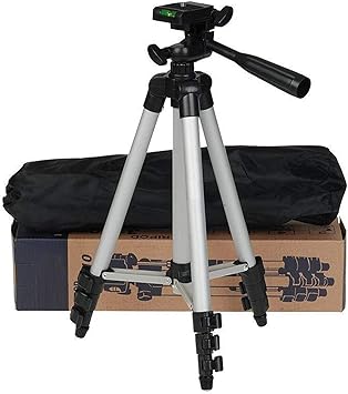 Planetoid 3110 Portable Tripod|3110 Tripod A Foldable Camera Stand|with Smartphone Mobile Clip Holder Bracket, with It You Can Mount You Phone It Full 40.2 inch Tripod Stand.