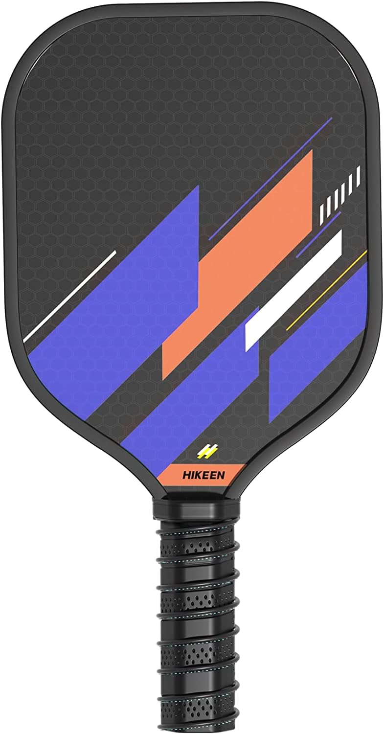 BOOSTEADY Pickleball Paddle, Graphite Pickleball Racket, Pickle Ball Raquette, Pickleball Rackets, Fiberglass Surface for Outdoor and Indoor, Light Weight-Purple