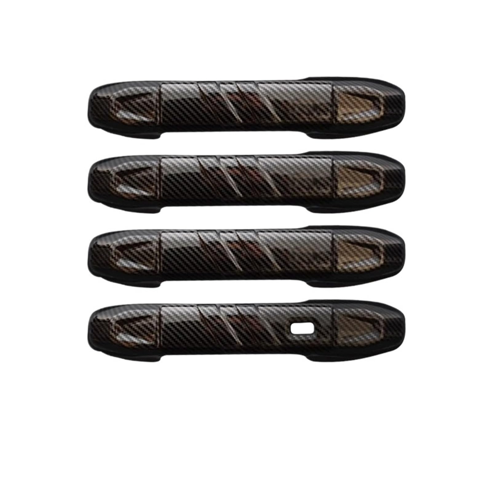 HILLAR Door Outer Handle for Jetour for Traveller for Shanhai T2 2023-2024 Door Handle Cover Scratch Protective Decor Accessories(Carbon Fiber)