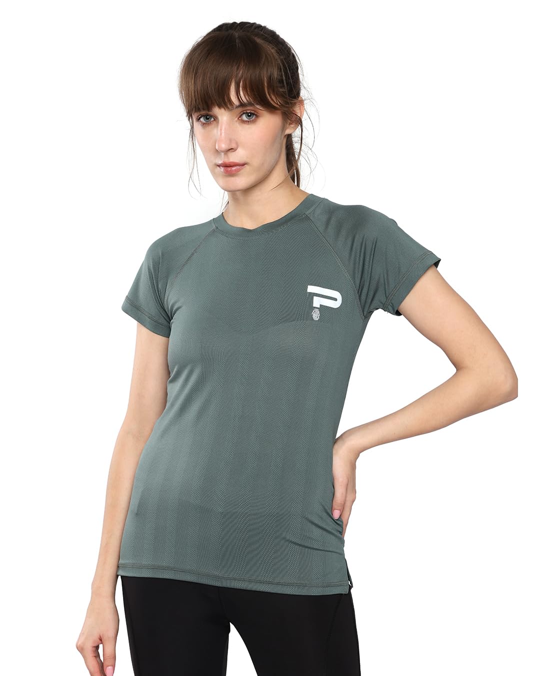 Women's Strive Tee | 110g, No Sweat Stains Guarantee, Zero Friction, 100% Jacquard Mesh Fabric, Raglan Sleeves | Classic Athletic Fit, Sage Glow-picture-35
