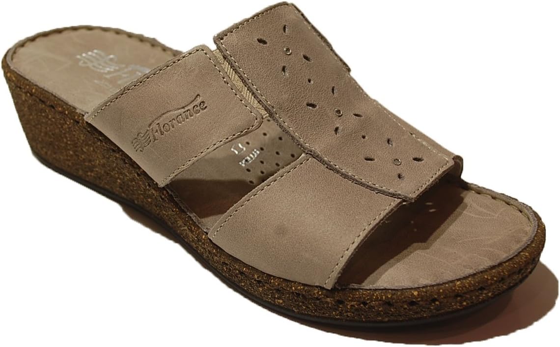 Bocciolo Ciabatte Uomo Aperte Incrociate Classiche Vera Pelle Made In - Foto 10