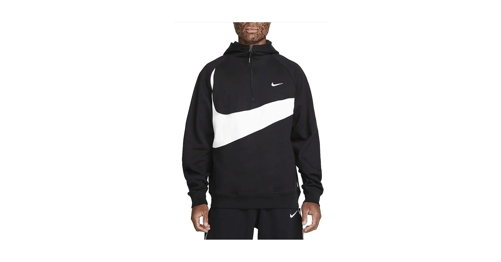 NIKE Men's Sportswear Half Zip Hoodie Cotton pullover top NIKE Men's Sportswear Half Zip Hoodie Cotton pullover top