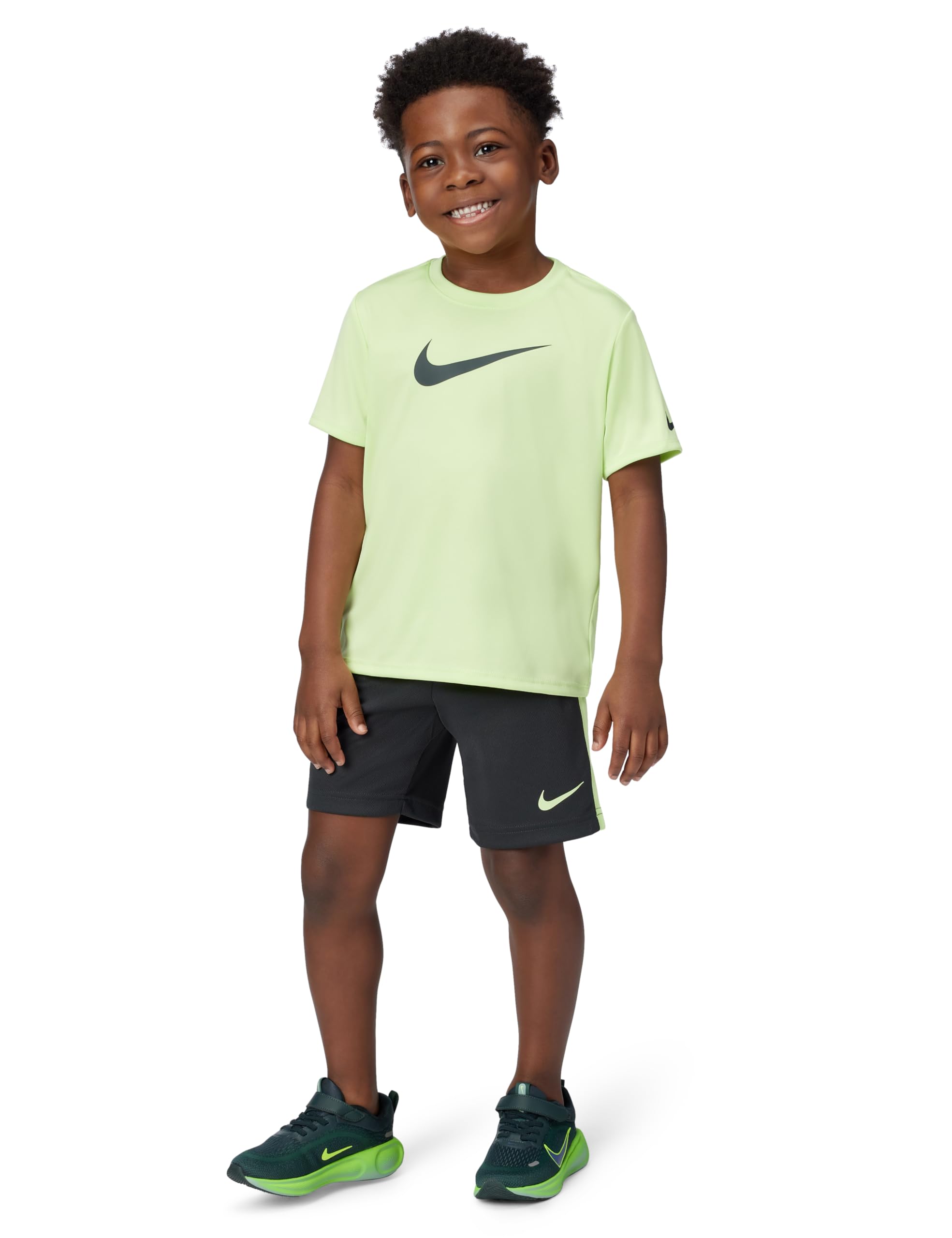 Nike Boys' Dri-FIT Swoosh Tee and Shorts 2-Piece Set