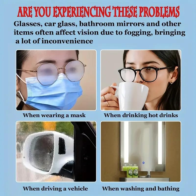 DD Retails 100 Pcs Anti-Fog Lens Cleaning Wipes || Individually Wrapped Lens Cleaner Wipes || Eyeglass Cleaner For Spectacles, Eyeglasses, Sunglasses And All Other Lenses (Anti-fog Wipes) 4