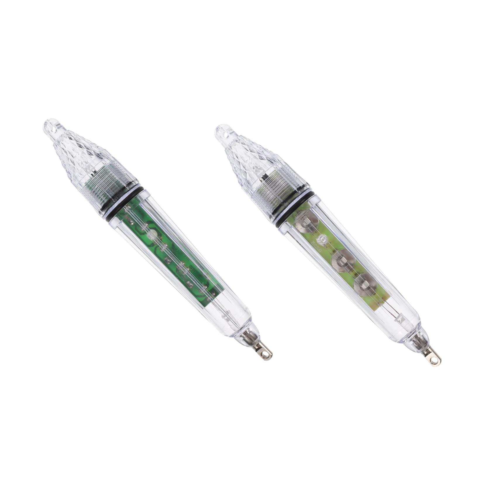 POPETPOP Fish Attracting Lights 2pcs Underwater Fishing Lamps 17cm Led Fish Luring Lights Night Fishing Lamp for Outdoor