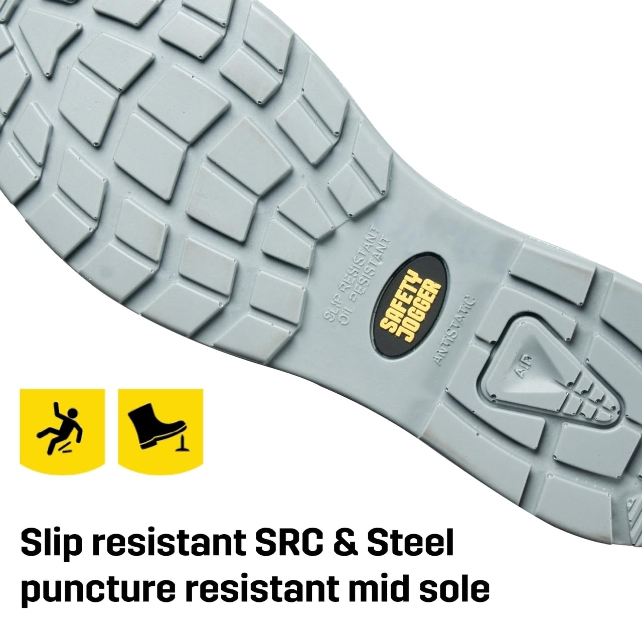 SAFETY JOGGER Zapatos de Seguridad S3 - Cómodos Zapatos de Trabajo con Puntera de Acero y Suela Resistente a pinchazos para Hombre y Mujer - CADOR Low - Zapatillas de Deporte Antideslizantes,