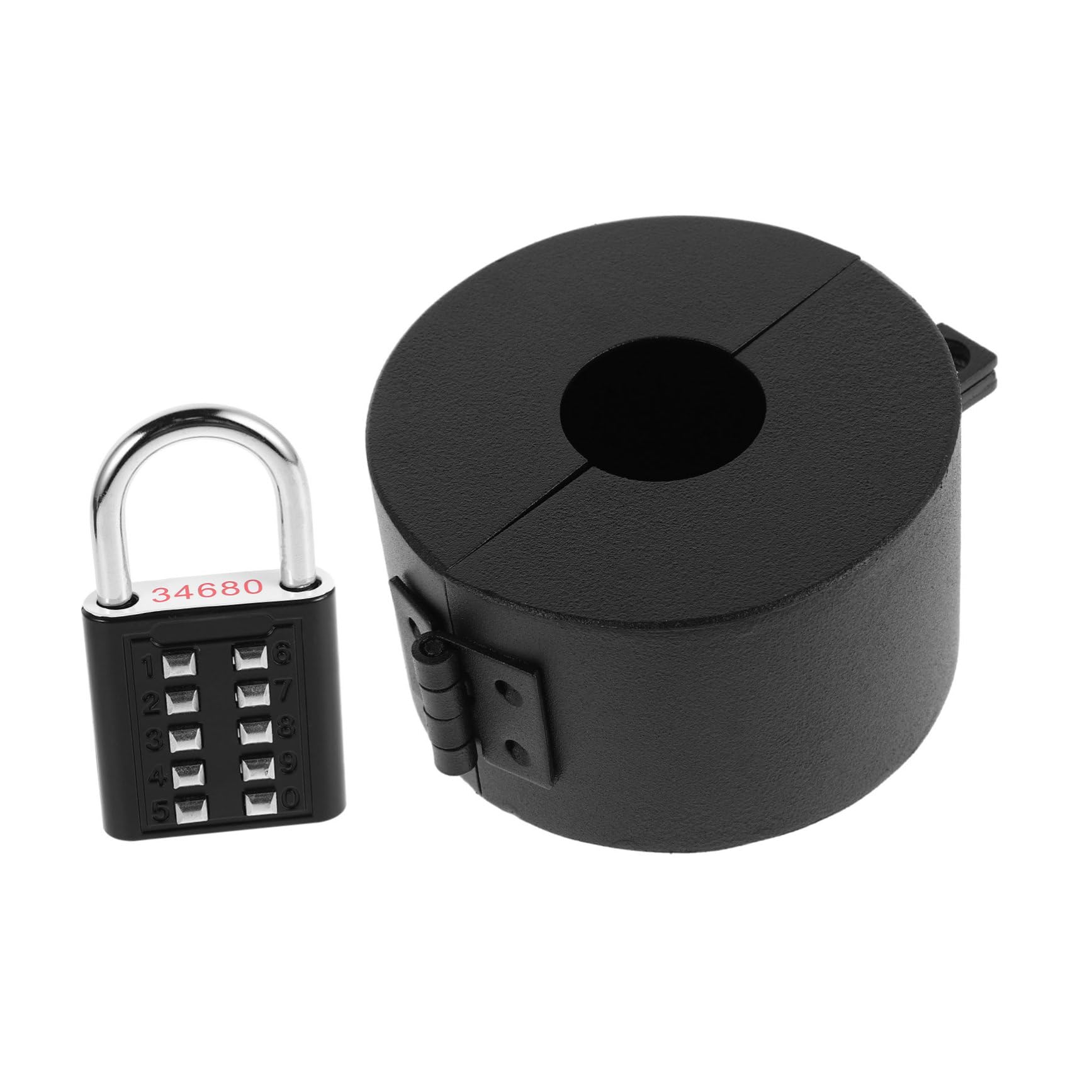 Veemoon Anti-Turn Doorknob Security Cover Hotel and Home Safety Guard Fit -Out Device Setup Prevent Unauthorized