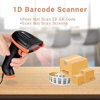 Tera USB Vonalkód Olvasó Automatikus Kézi 1D Szkenner 300 Scan/mp Állvánnyal 4
