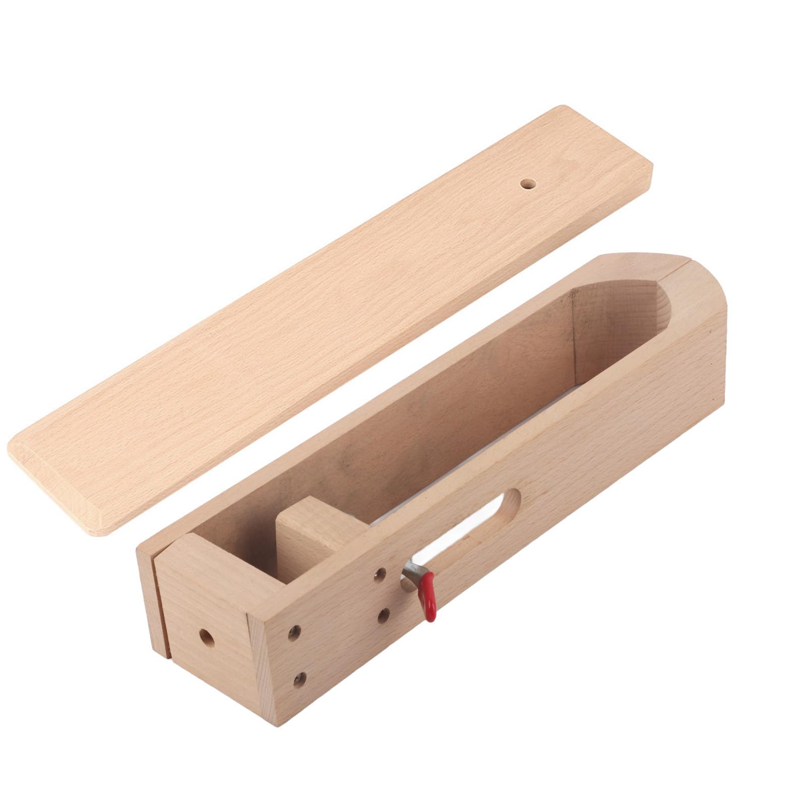 Morsetto Da Banco In Legno Di Faggio Per Cucito E Lavorazione Pelle - Pinza Regolabile Con Rotazione A 360° - Attrezzo Professionale Per Artigiani