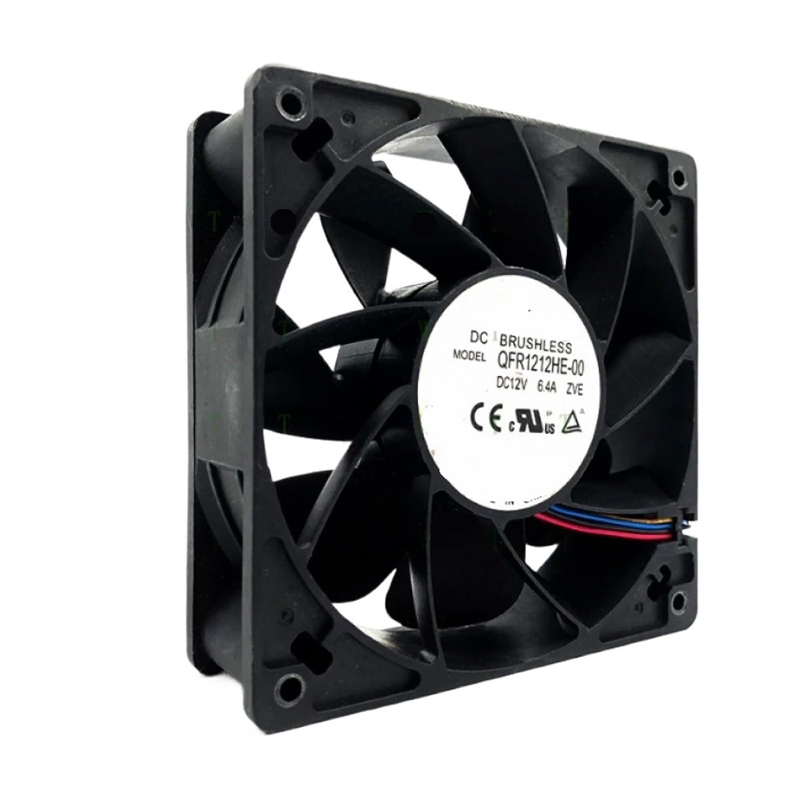 Ventilateur de refroidissement puissant DC12V 6.4A à 4 fils pour serveur