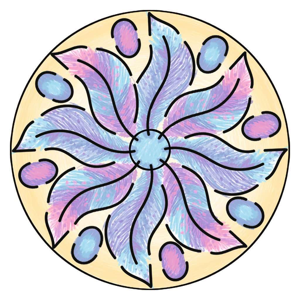 Ravensburger - Mandala Designer Midi, Boho Style Disegnare 6+ Anni, 200191