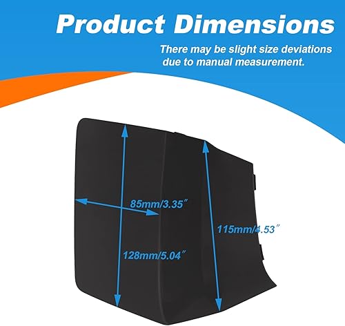 Miniatura 6 de Cubierta de gancho de remolque de parachoques delantero para Subaru Impreza WRX STi 2011 2012 2013 2014 57731FG330 (sin pintar, lado derecho del