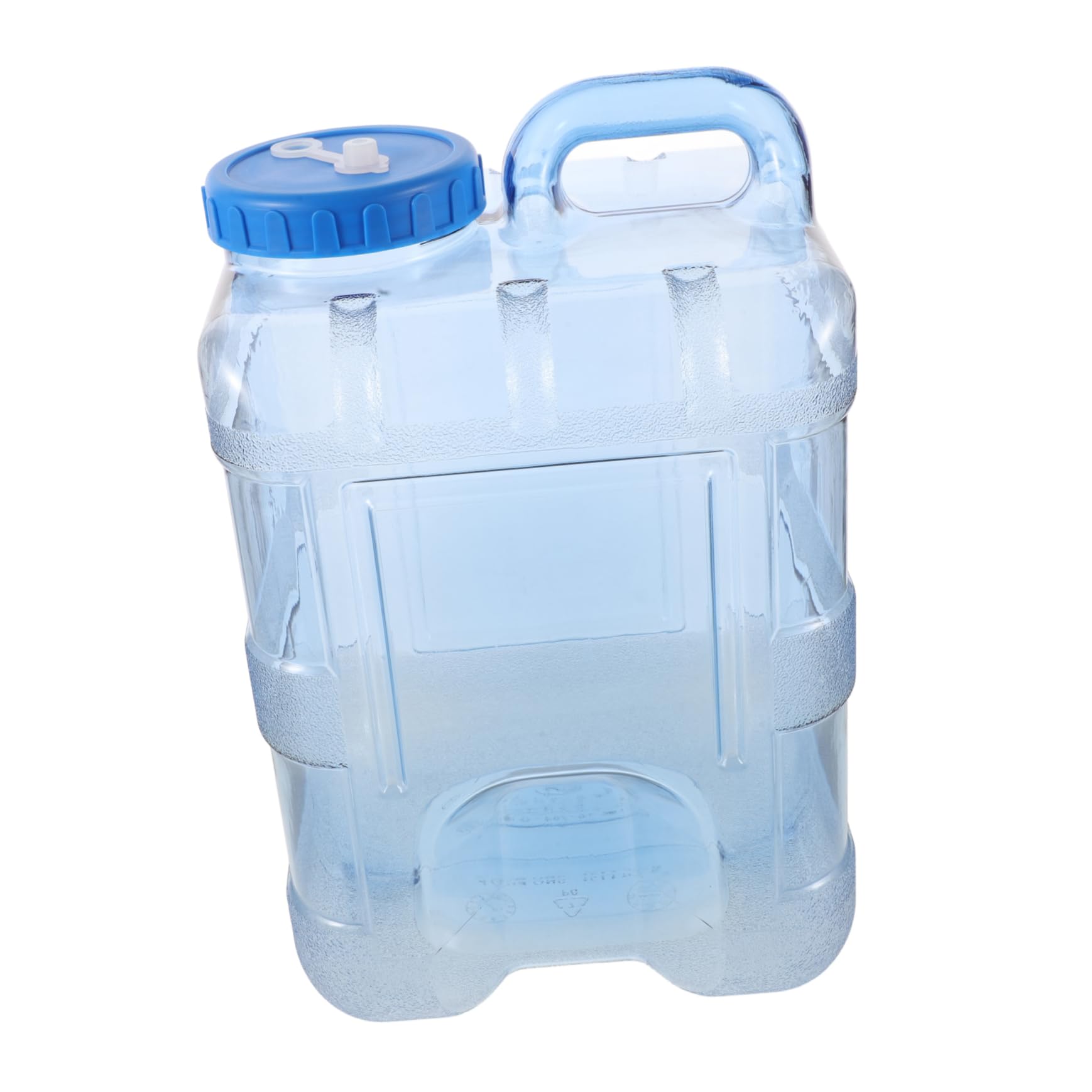 UPKOCH Bidon de Camping 15 L Étanche en Plastique Solide, Réservoir d'eau Portable Léger, Contenant d'eau Potable Multifonctionnel pour Usage Extérieur, Voiture et Maison