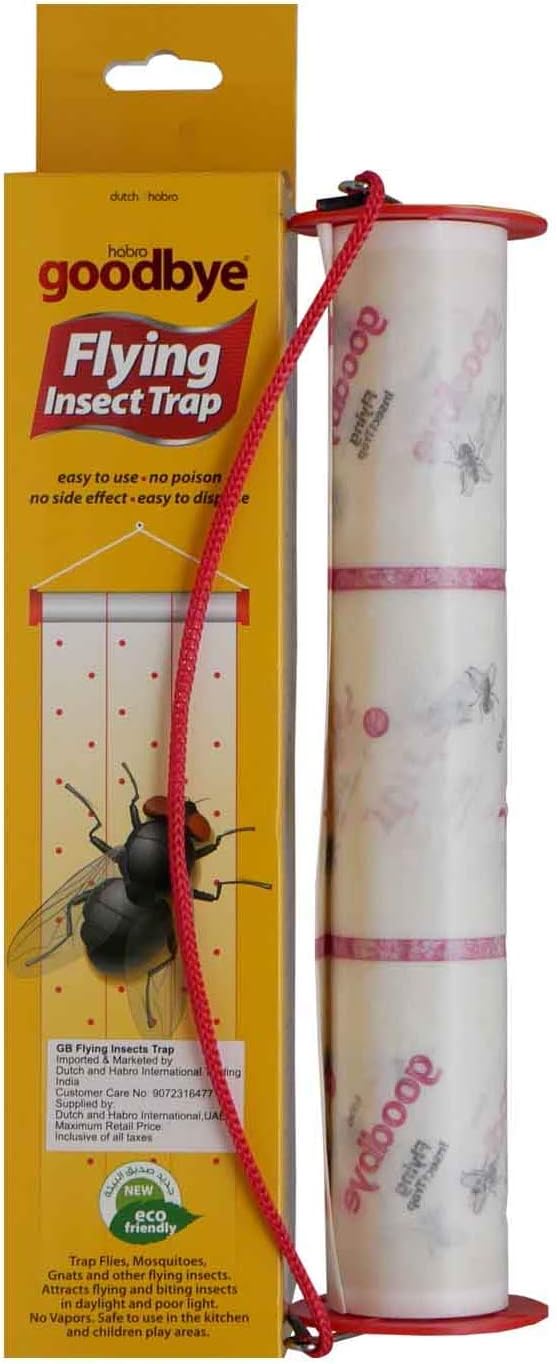 Goodbye Flying Insect Trap Effective and Powerful Safe Fly Catcher (White)
