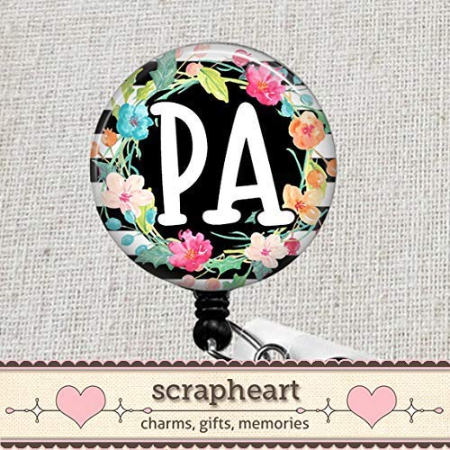 Physician's Assistant Badge Reel, Pa Retractable Badge Holder, Physician's Assistant Graduation Gift, Pa Name Badge Clip, Gifts For Pa #TOP4