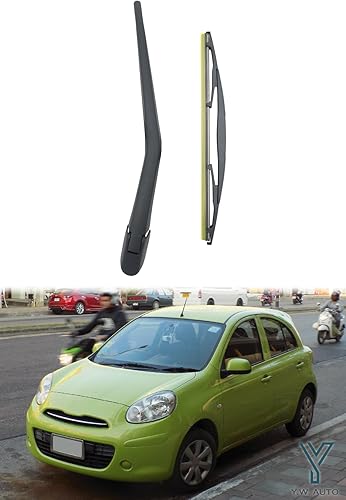 Miniatura 3 de YW AUTO - Limpiaparabrisas trasero compatible con Nissan March 2010-2016
